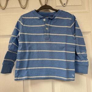 👕 Janie and Jack Henley Long Sleeve Tee 2T